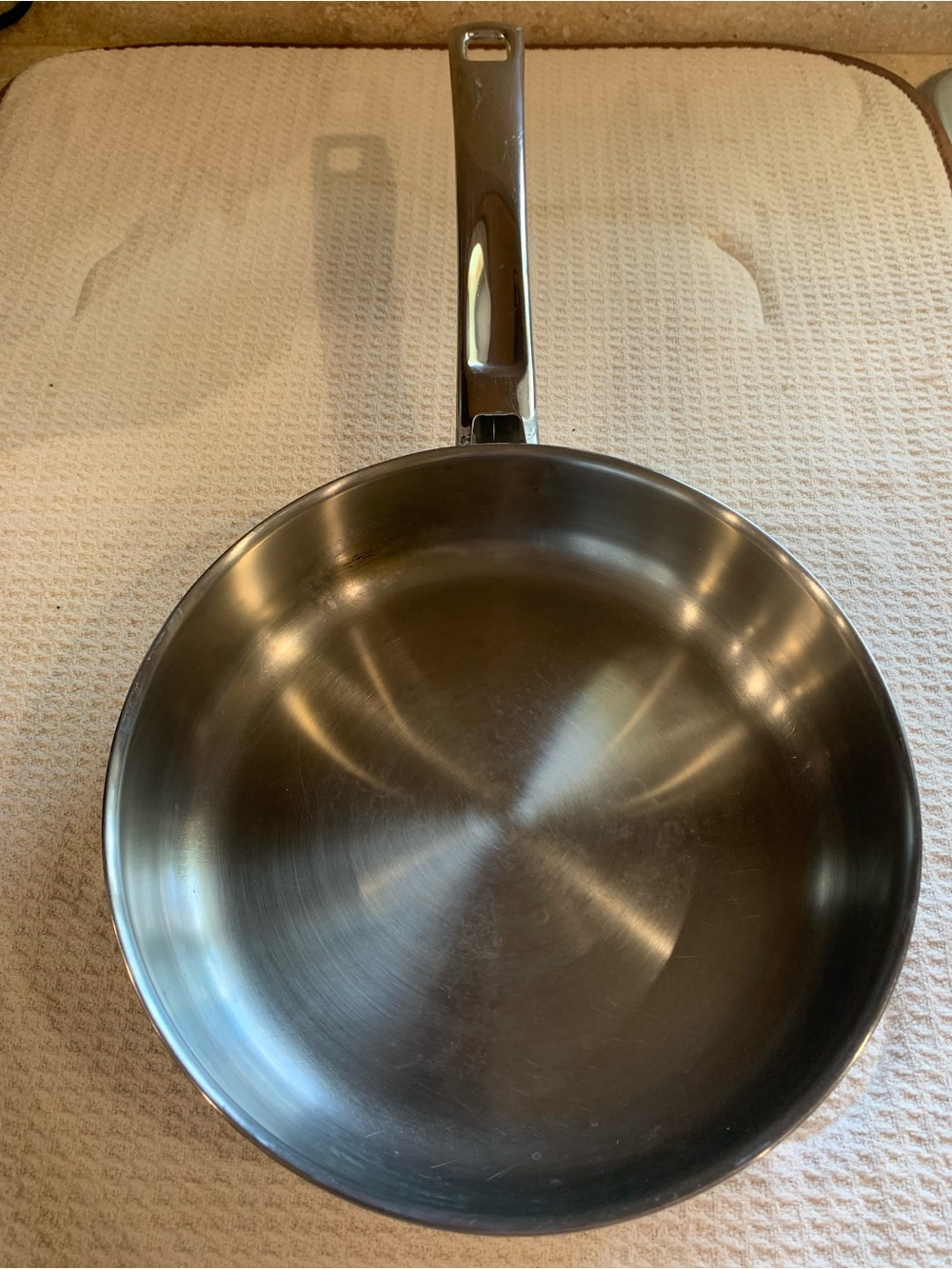 Title: Vintage Farberware 8.5” Stainless Steel Fry Pan No. 6 Made in USA
